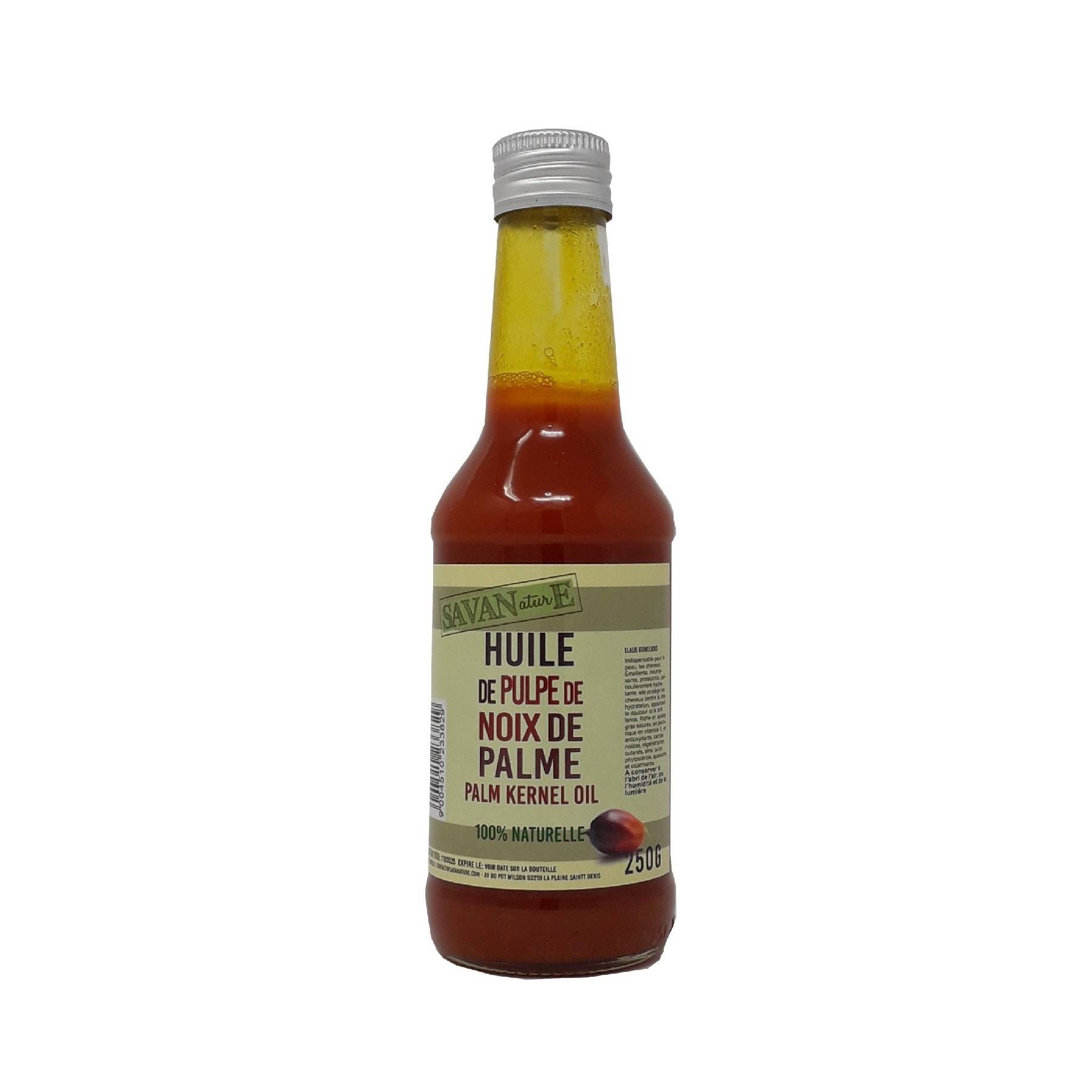 savanature huile de pulpe de noix de palme