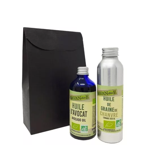 Organic hemp oil and avocado oil